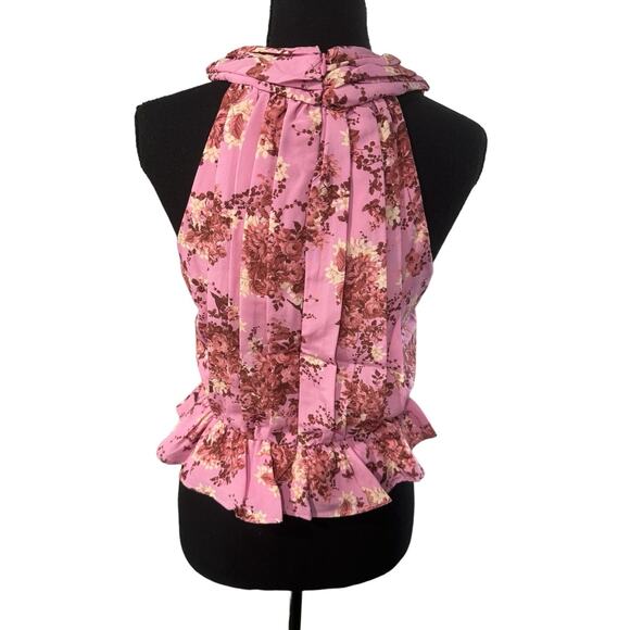 Line & Dot Pink Floral Blouse - Picture 9 of 10